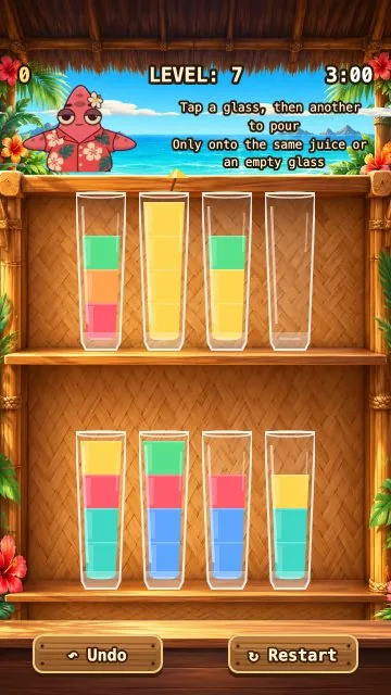 Aloha Pour gameplay